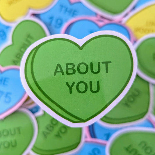 The 1975: Candy Heart Stickers