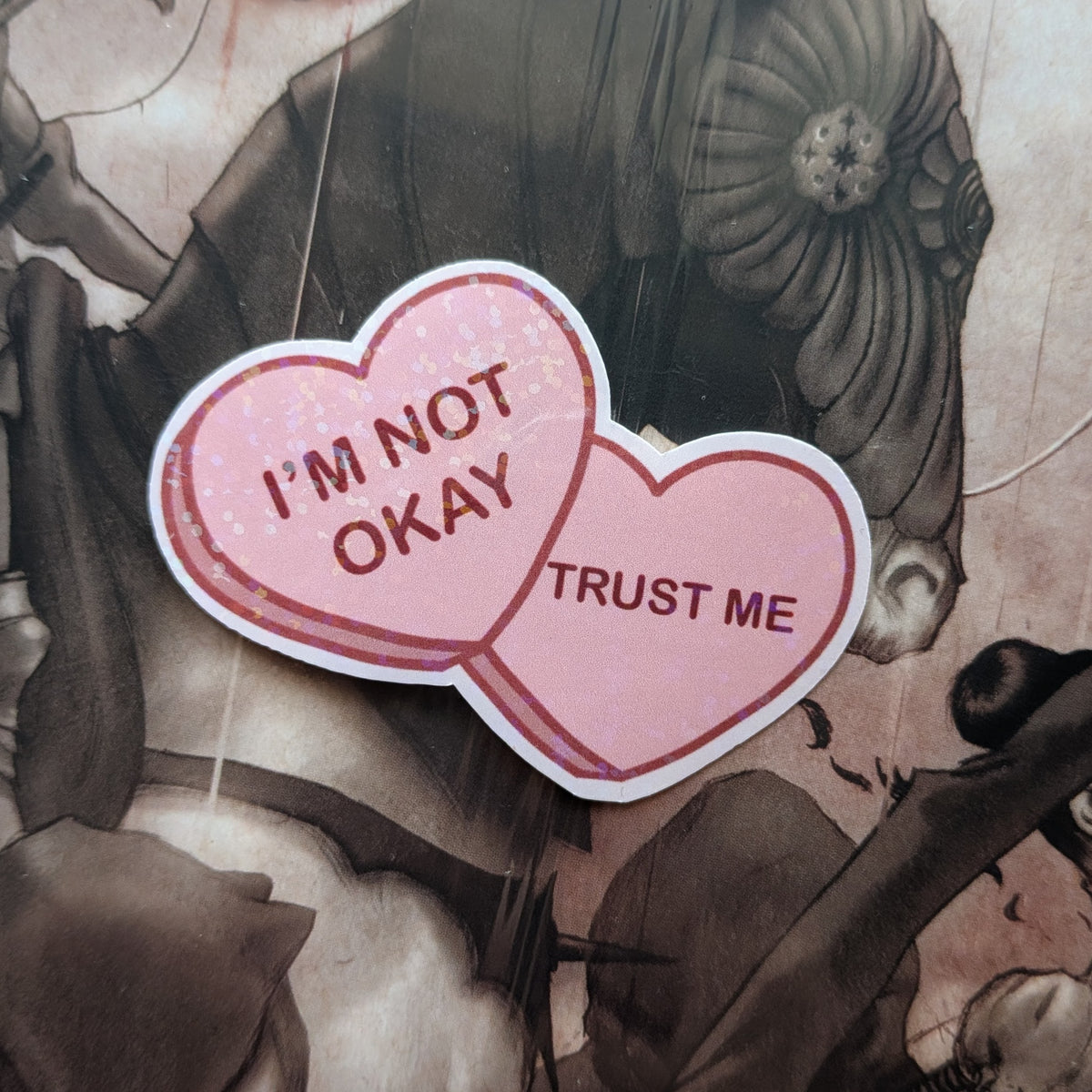 My Chemical Romance / Frank Iero Candy Heart Stickers