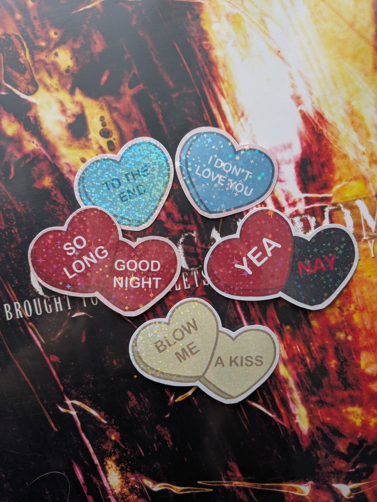 My Chemical Romance: Candy Heart Stickers Series 2