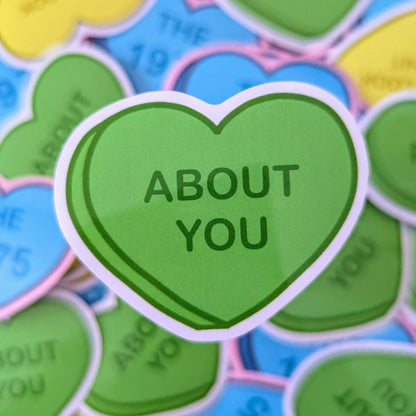 The 1975: Candy Heart Stickers