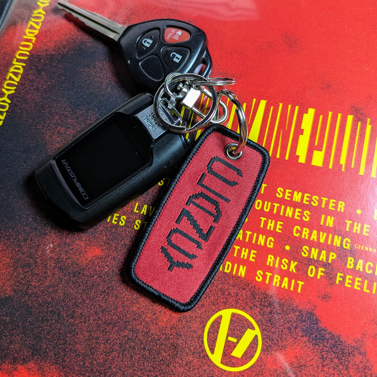 Twenty One Pilots - Embroidered Keychain Clancy Tag