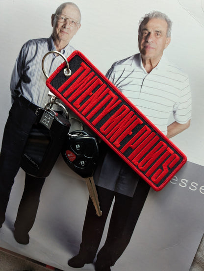Twenty One Pilots - Embroidered Keychain Tag