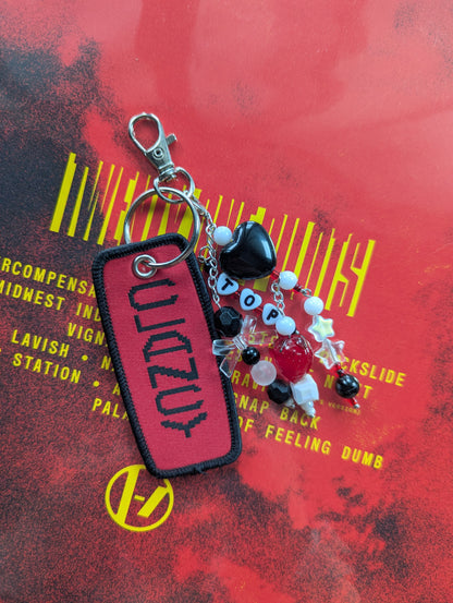 Twenty One Pilots - Embroidered Keychain Clancy Tag