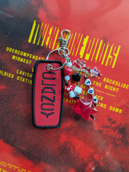 Twenty One Pilots - Embroidered Keychain Clancy Tag
