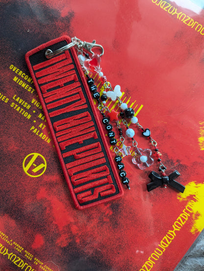 Twenty One Pilots - Embroidered Keychain Tag