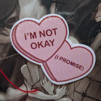 My Chemical Romance / Frank Iero Candy Heart Stickers