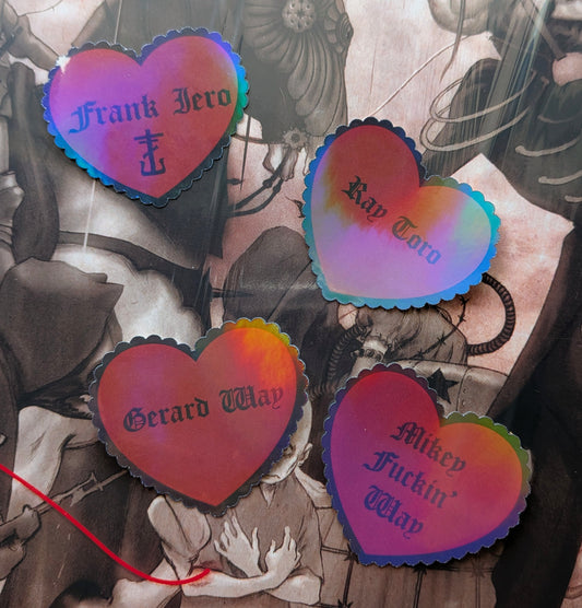 My Chemical Romance - Heart Stickers