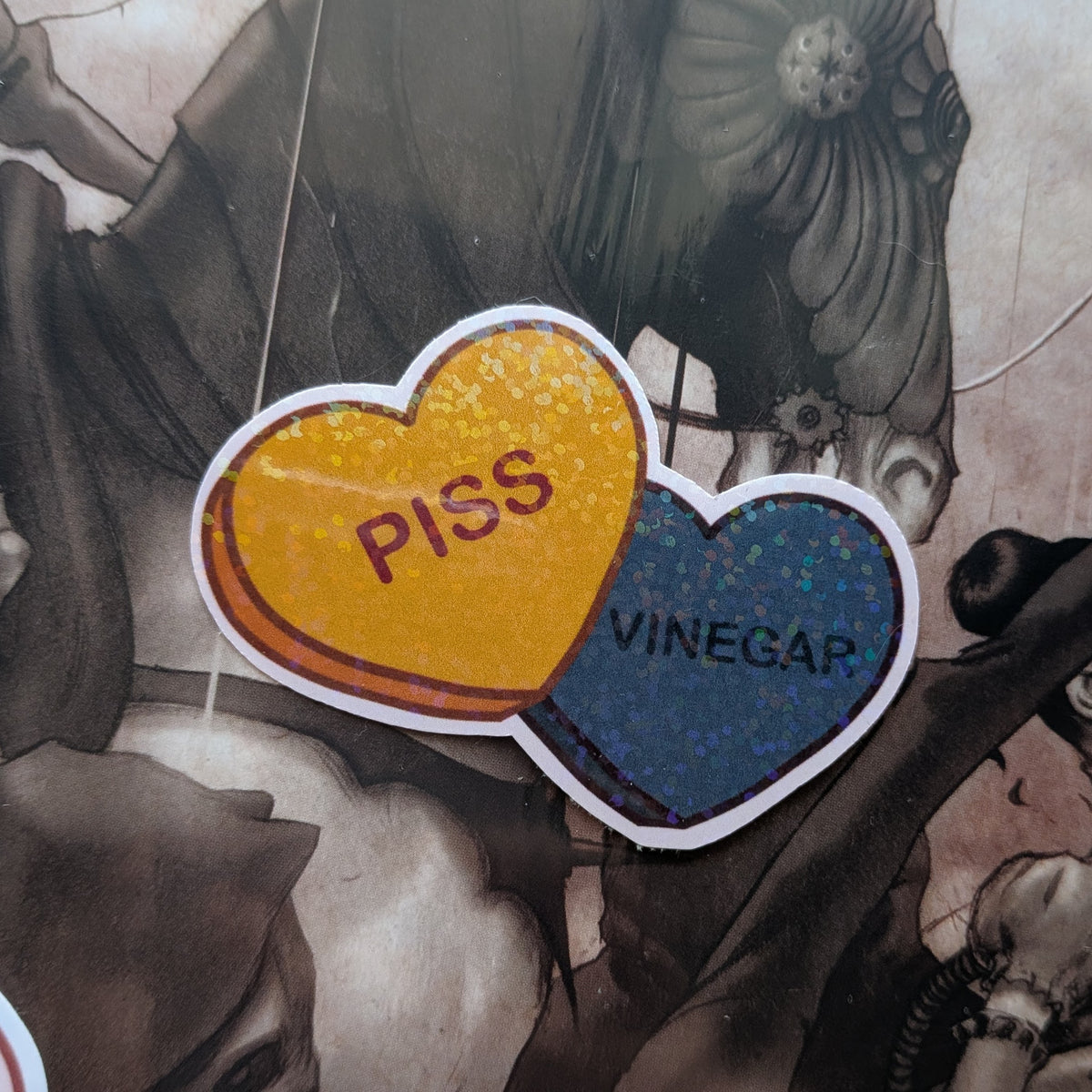 My Chemical Romance / Frank Iero Candy Heart Stickers