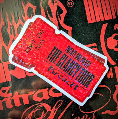 Twenty One Pilots: Clancy/Breach Tour Ticket Sticker