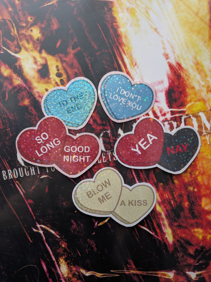 My Chemical Romance: Candy Heart Stickers Series 2